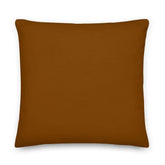 Chocolate (Traditional) Solid Color Decorative Throw Pillow Accent Cushion, Pillow, $ 71.50, A Moment Of Now™